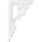 Ekena Millwork Preston Architectural Grade PVC Bracket , 5/8"W X 6 1/2"D X 11"H BKTP01X06X11PR - alternate 2